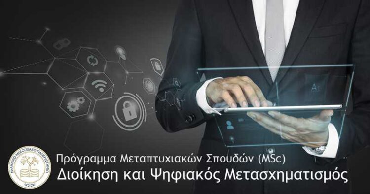 Businessman using a digital tablet