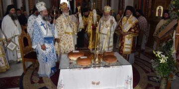 Ο Σεβ. Μητροπολίτης κ. Κύριλλος στα ονομαστήρια του Σεβ. Μητροπολίτου Αρκαλοχωρίου, Καστελλίου και Βιάννου κ. Ανδρέα