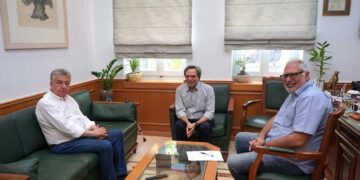 Συνάντηση του Περιφερειάρχη Κρήτης με τον Πρύτανη του Πολυτεχνείου Κρήτης