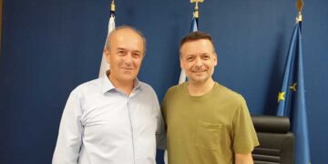 Συνάντηση με τον Δήμαρχο Αθηναίων Χάρη Δούκα είχε ο Δήμαρχος Ιεράπετρας