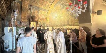 Ο Αρχιερατικός Εσπερινός του Σαββάτου στην Ιερά Μονή Παναγίας Φανερωμένης Ιεράπετρας