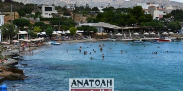 Ένα επικίνδυνο σημείο στην παραλία του Αμμουδίου