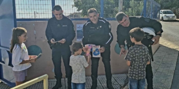 Αγιασμός στο 4ο Δημοτικό Σχολείο Αγ. Νικολάου με συμβουλές της Τροχαίας (βίντεο)