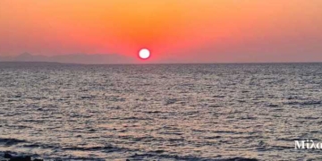 Τα όμορφα κρινάκια στην παραλία Μιλάτου, με ένα υπέροχο ηλιοβασίλεμα!