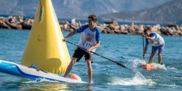 Η πρώτη ημέρα του AGIOS NIKOLAOS on SUP – ICF SUP WORLD CUP 2024 διεξήχθη με το αγώνισμα του Technical