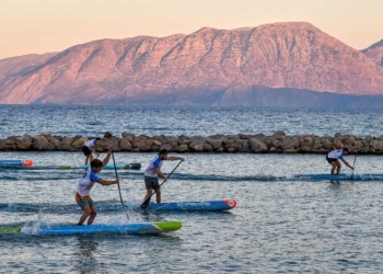Η 2η ημέρα του AGIOS NIKOLAOS on SUP – ICF SUP WORLD CUP 2024 με το εντυπωσιακό αγώνισμα του Sprint