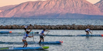 Η 2η ημέρα του AGIOS NIKOLAOS on SUP – ICF SUP WORLD CUP 2024 με το εντυπωσιακό αγώνισμα του Sprint