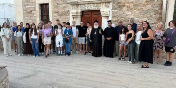 Ο Σεβ. Μητροπολίτης κ. Κύριλλος υποδέχθηκε Γερμανούς μαθητές και μαθητές του 1ου Γυμνασίου Ιεράπετρας