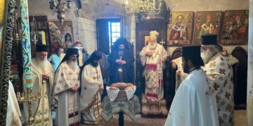 Λαμπρή η πανήγυρη της Ιεράς Σταυροπηγιακής Μονής Τοπλού Σητείας