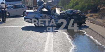 Mία νεκρή και δύο τραυματίες σε τροχαίο στον ΒΟΑΚ