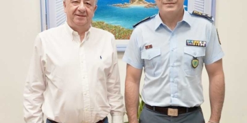 Συνάντηση Περιφερειάρχη Κρήτης με τον Γενικό Αστυνομικό Διευθυντή