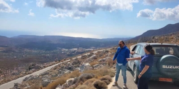 Αυτοψίες μηχανικών της Περιφερειακής Ενότητας Λασιθίου στο επαρχιακό δίκτυο της Π.Ε.