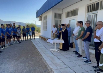 Αγιασμός για την έναρξη της νέας σεζόν στην Νίκη Σητείας
