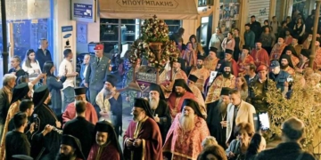 Πατριαρχική Θεία Λειτουργία και Λιτανεία των Αγίων Τεσσάρων Μαρτύρων στο Ρέθυμνο