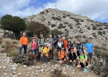 Πεζοπορία πραγματοποίησε ο Ορειβατικός Σύλλογος Αγίου Νικολάου στην ευρύτερη περιοχή της Κάτω Σύμης Βιάννου
