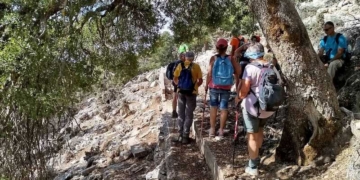 Πεζοπορία πραγματοποίησε ο Ορειβατικός Σύλλογος Αγίου Νικολάου στην ευρύτερη περιοχή της Κάτω Σύμης Βιάννου