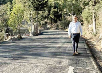 Αυτοψία στο δρόμο Καλού Χωριού – Μεταξοχωρίου από τον Αντιπεριφερειάρχη Λασιθίου