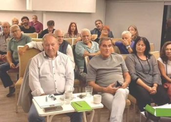 Η συνέλευση της παράταξης «Προοπτική για το μέλλον»