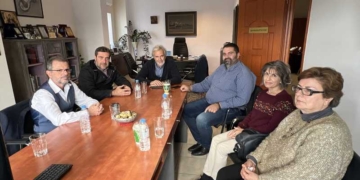 Αυτοψία σε ελαιώνες της περιοχής της Σητείας για να διαπιστωθεί το μέγεθος της ζημιάς το οποίο έχει προκληθεί από την παρατεταμένη ξηρασία