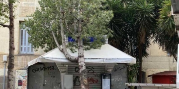 Κρήτη: Ξεριζώθηκε δέντρο και έπεσε πάνω σε περίπτερο