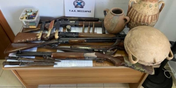 Συνελήφθη για παραβάσεις της Νομοθεσίας περί όπλων και αρχαιοτήτων και πολιτιστικής κληρονομιάς 