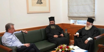 Συζήτησαν για τα εκκλησιαστικά έργα στην Μητρόπολη Ιεραπύτνης και Σητείας
