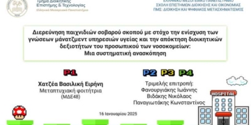 Παρουσίαση Άριστης Μεταπτυχιακής Εργασίας – Serious games on hospital management education