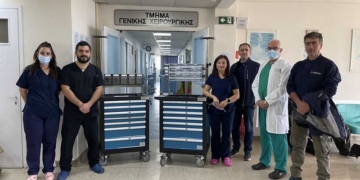Δωρεά της κατασκευαστικής εταιρείας EUROPLAN στο νοσοκομείο Αγ. Νικολάου