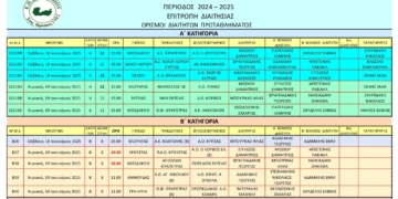 Οι διαιτητές σε Α και Β ΕΠΣΛ 18-19/1