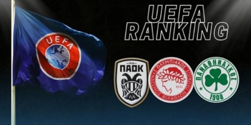 Βαθμολογία UEFA: «Στρογγυλοκάθισε» στην 11η θέση η Ελλάδα