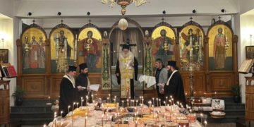 Ο Εσπερινός του Ψυχοσάββατου προ της Απόκρεω στον Ιερό Ναό Οσίου Νίκωνος Ιεράπετρας