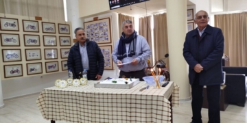 Γιορτινή ατμόσφαιρα στην κοπή πίτας και τις αρχαιρεσίες του Παγκρήτιου Συλλόγου Οχημάτων Εποχής
