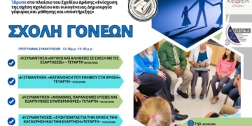 Δράσεις για την ενίσχυση της σχέσης σχολείου και οικογένειας και πρόγραμμα συναντήσεων