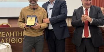 Ο Δήμαρχος Σητείας στην απονομή των Βραβείων Επιχειρηματικότητας του Επιμελητηρίου Λασιθίου