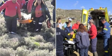 Αίσιο τέλος είχε η επιχείρηση διάσωσης για ένα 32χρονο τραυματία από τη Σητεία