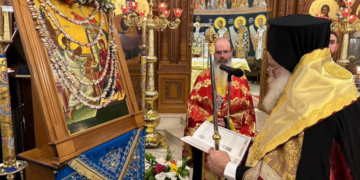 Η Γ΄ Στάση των Χαιρετισμών στον Ιερό Καθεδρικό Ναό Αγίας Φωτεινής Ιεράπετρας