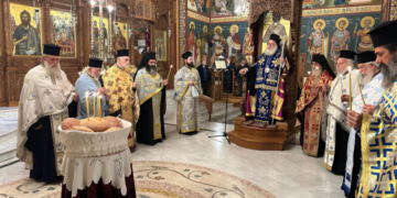 Λαμπρός ο Αρχιερατικός Εσπερινός της εορτής του Ευαγγελισμού της Θεοτόκου στον μεγαλοπρεπή πανηγυρίζοντα Ιερό Ενοριακό Ναό της Σητείας