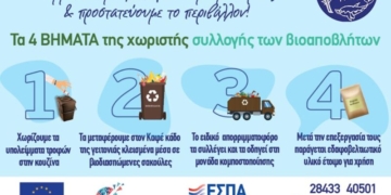 Ανάπτυξη δικτύου χωριστής συλλογής βιοαποβλήτων στον Δήμο Σητείας (video)