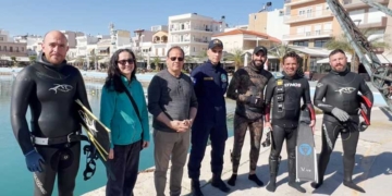 Δράση Υποθαλάσσιου καθαρισμού του Λιμένα Σητείας