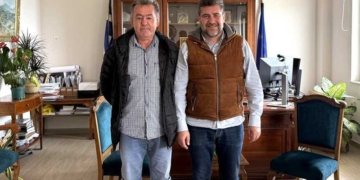 Συνάντηση του Αντιπεριφερειάρχη Λασιθίου με τον Πρόεδρο της ΕΠΣ Λασιθίου