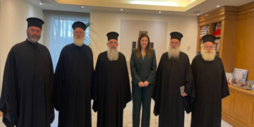 Συνοδική Αντιπροσωπεία της Εκκλησίας Κρήτης στη νέα Υπουργό Παιδείας, Θρησκευμάτων και Αθλητισμού