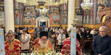 Ο Ακάθιστος Ύμνος στην Υπεραγία Θεοτόκο στον Ιερό Καθεδρικό Ναό Αγίας Αικατερίνης Σητείας