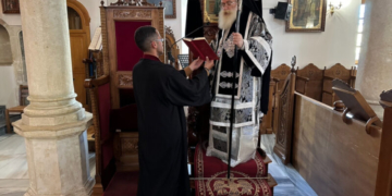 Η Προηγιασμένη Θεία Λειτουργία της Μεγάλης Τετάρτης στον Ιερό Mητροπολιτικό Ναό Αγίου Γεωργίου Ιεράπετρας