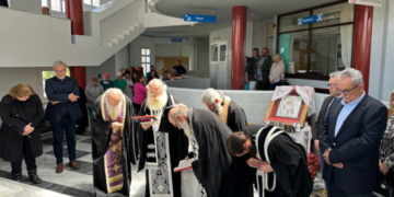 Η Ακολουθία του Ιερού Ευχελαίου στο Νοσοκομείο Σητείας