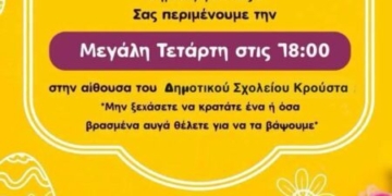 Πασχαλινές δημιουργίες και διασκέδαση στον Κρούστα