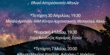 Ομιλίες με θέμα : Ένα Ταξίδι στο Σύμπαν” στην Κρήτη από τον Διευθυντή ερευνών του ΙΑΑΔΕΤ του Εθνικού Αστεροσκοπείου Αθηνών