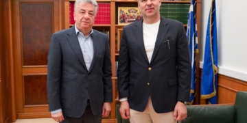 Συνάντηση Περιφερειάρχη Κρήτης με τον Περιφερειάρχη Ανατολικής Μακεδονίας και Θράκης