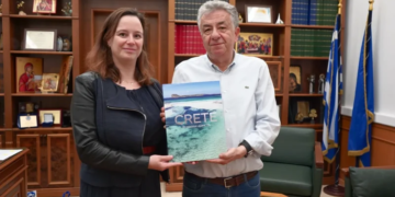 Συνάντηση Περιφερειάρχη Κρήτης με τη Γενική Πρόξενο της Γαλλίας