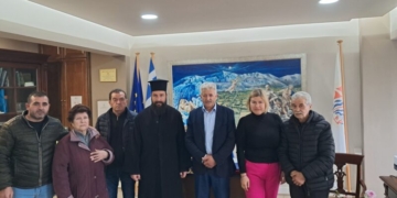Παράδοση μελέτης για την αποκατάσταση του Ιερού Ναού Αγίας Τριάδας Τζερμιάδου από τον Δήμο Οροπεδίου Λασιθίου