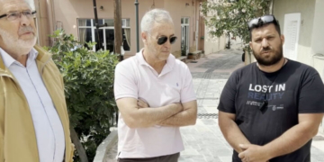 Προς ολοκλήρωση το έργο της ανάπλασης της κεντρικής οδού του οικισμού Αχλαδίων (video)